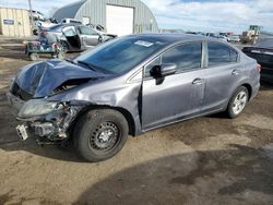 Salvage cars for sale at Wichita, KS auction: 2014 Honda Civic LX