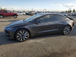 Salvage cars for sale at Rancho Cucamonga, CA auction: 2024 Tesla Model 3