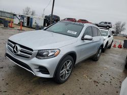 Salvage cars for sale at Pekin, IL auction: 2017 Mercedes-Benz GLC 300 4matic