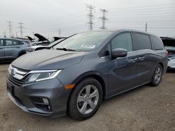 Salvage cars for sale at Elgin, IL auction: 2020 Honda Odyssey EXL