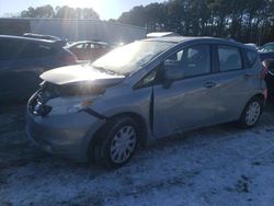 Salvage cars for sale at Seaford, DE auction: 2015 Nissan Versa Note S