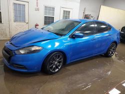 Salvage cars for sale at Davison, MI auction: 2016 Dodge Dart SE