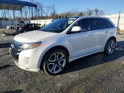 Salvage cars for sale at Spartanburg, SC auction: 2011 Ford Edge Sport