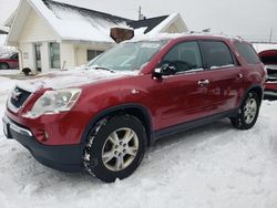 GMC Acadia salvage cars for sale: 2012 GMC Acadia SLE