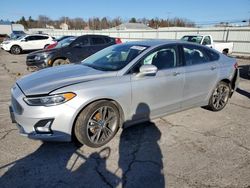 Salvage cars for sale at Pennsburg, PA auction: 2019 Ford Fusion Titanium