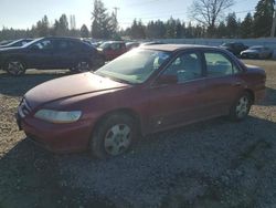 Salvage cars for sale at Graham, WA auction: 2001 Honda Accord EX