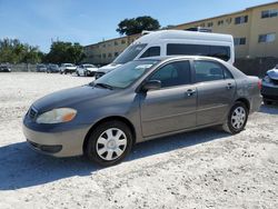 Salvage cars for sale at Opa Locka, FL auction: 2007 Toyota Corolla CE