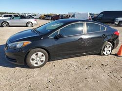 KIA salvage cars for sale: 2016 KIA Forte LX