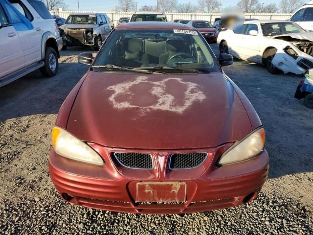 2001 Pontiac Grand AM SE1