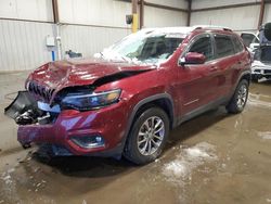 Salvage cars for sale at Pennsburg, PA auction: 2019 Jeep Cherokee Latitude Plus