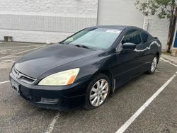 Honda salvage cars for sale: 2006 Honda Accord EX