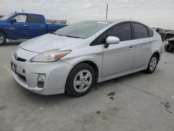 Salvage cars for sale at Grand Prairie, TX auction: 2010 Toyota Prius