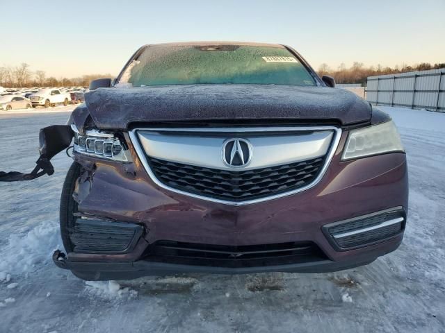 2016 Acura MDX Technology