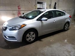 Salvage cars for sale at Blaine, MN auction: 2016 KIA Forte LX