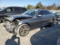 Salvage cars for sale at Memphis, TN auction: 2018 Mercedes-Benz C 300 4matic