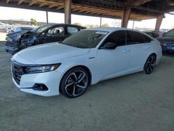 Salvage trucks for sale at American Canyon, CA auction: 2022 Honda Accord Hybrid Sport