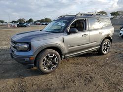 Salvage cars for sale at San Diego, CA auction: 2022 Ford Bronco Sport Outer Banks