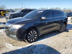 Salvage cars for sale at Louisville, KY auction: 2016 Acura MDX Technology