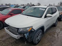 Salvage cars for sale at Pekin, IL auction: 2019 Jeep Compass Latitude