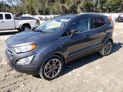 Salvage cars for sale at Ocala, FL auction: 2021 Ford Ecosport Titanium