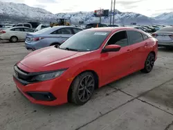 Salvage cars for sale at Farr West, UT auction: 2019 Honda Civic Sport