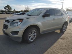 Salvage cars for sale from Copart San Martin, CA: 2016 Chevrolet Equinox LS