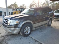 Salvage cars for sale at Hueytown, AL auction: 2008 Ford Expedition Eddie Bauer