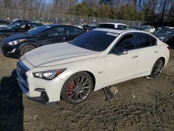 Vehiculos salvage en venta de Copart Waldorf, MD: 2018 Infiniti Q50 RED Sport 400