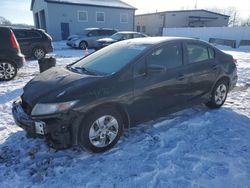 Salvage cars for sale at Barberton, OH auction: 2015 Honda Civic LX