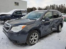 Salvage cars for sale from Copart Ontario Auction, ON: 2016 Subaru Forester 2.5I Touring