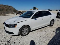 Salvage cars for sale at Taylor, TX auction: 2014 Volkswagen Jetta Base