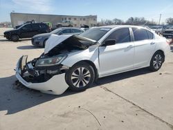 Salvage cars for sale from Copart Wilmer, TX: 2013 Honda Accord LX