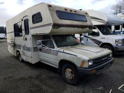 Salvage trucks for sale at Arlington, WA auction: 1990 Toyota Pickup Cab Chassis Super Long Wheelbase