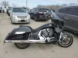 Salvage motorcycles for sale at Pekin, IL auction: 2012 Victory Cross Country Touring