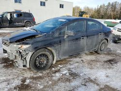 Salvage trucks for sale at Cookstown, ON auction: 2015 Honda Civic LX