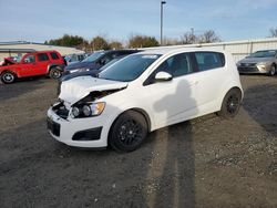 Salvage cars for sale at Sacramento, CA auction: 2016 Chevrolet Sonic LT