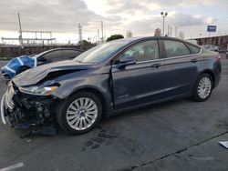 Salvage cars for sale from Copart Wilmington, CA: 2016 Ford Fusion SE Hybrid