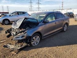 Salvage cars for sale at Elgin, IL auction: 2015 Volkswagen Jetta SE