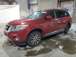 Salvage cars for sale at North Billerica, MA auction: 2013 Nissan Pathfinder S