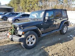 Jeep Wrangler salvage cars for sale: 2015 Jeep Wrangler Unlimited Sahara