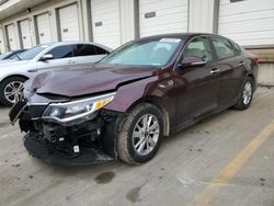 Salvage cars for sale at Louisville, KY auction: 2016 KIA Optima LX