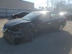 Salvage cars for sale at Gastonia, NC auction: 2016 Nissan Sentra S