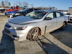 Salvage cars for sale at Spartanburg, SC auction: 2018 Chevrolet Malibu LS