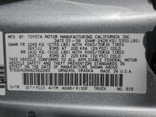 2008 Toyota Tacoma Access Cab