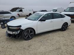 Salvage cars for sale at Temple, TX auction: 2023 Honda Accord Hybrid Sport