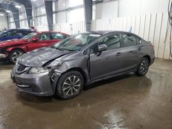 Salvage cars for sale at Ham Lake, MN auction: 2015 Honda Civic SE