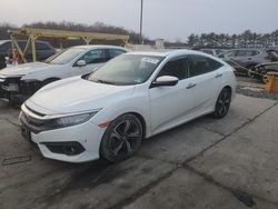 Carros salvage a la venta en subasta: 2018 Honda Civic Touring