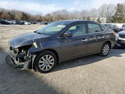 Salvage cars for sale at North Billerica, MA auction: 2014 Nissan Sentra S