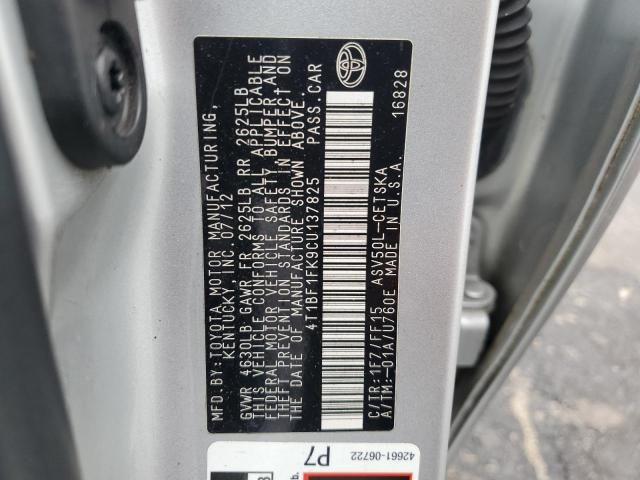 2012 Toyota Camry Base