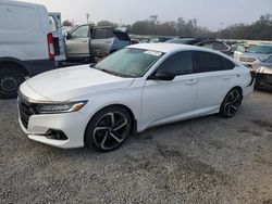 Salvage cars for sale at Riverview, FL auction: 2022 Honda Accord Sport SE